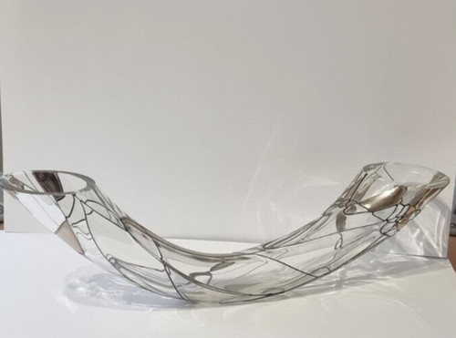 Vintage glass art - glass, vase