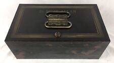 Antique Medical / Doctor’s Metal Strong Box, Encribed 'Dr David Allan'