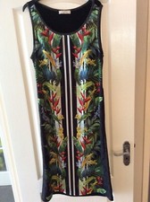 Oasis Birds tropical flowers dress Size Medium