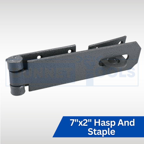 Gate latch hasp and staple - gate,