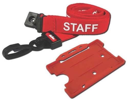 Staff neck strap - lanyard, with