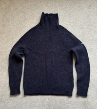 Superdry Studios Alpaca Blend Roll Neck Jumper Women’s S – Navy – Good Condition