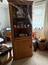 Tall Antique Pine Corner