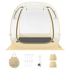 Costway Sports Tent for 5-6 People Instant Pop up Tent Weatherproof Shelter