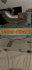 Large Industrial Snow Cone ice Shaving Machine