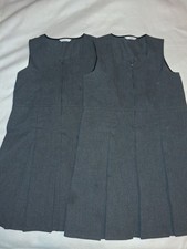 M&S school grey pinafore dress