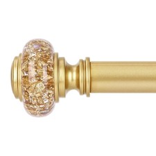 Gold Crystal Curtain Rod