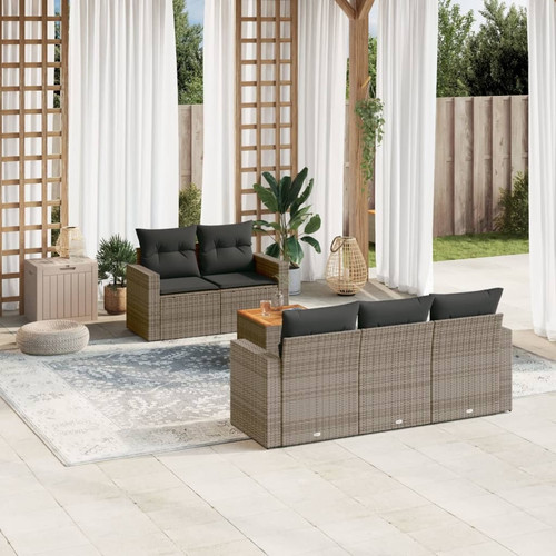 Garden sofa set grey - set, pe