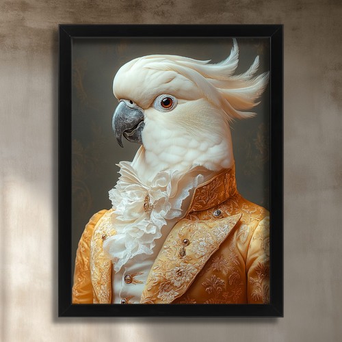 Regal cockatoo portrait - cockatoo,