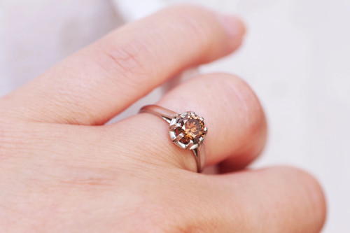Fancy cognac diamond