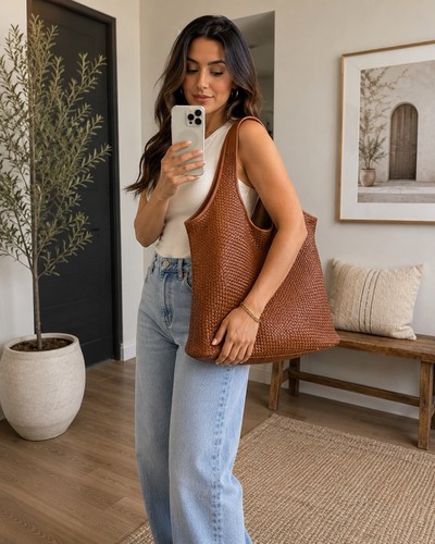 Handmade woven genuine leather - handmade,