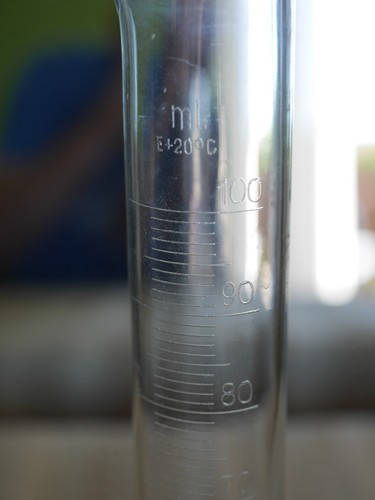 Measuring cylinder 100ml - , glass