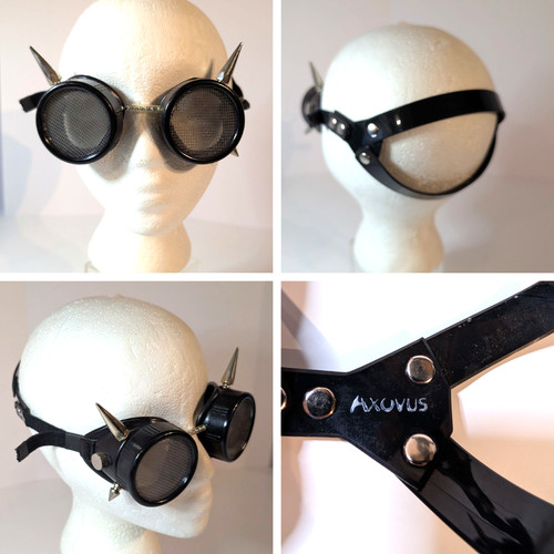 Spike goggles goth - black, cyber