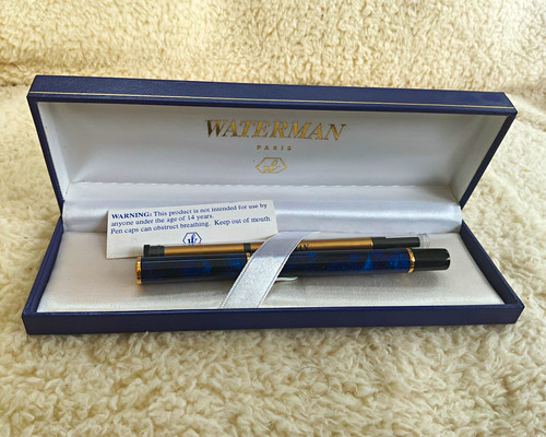 Waterman fountain pen with - waterman,