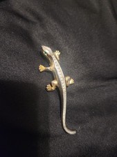 lizard brooch vintage