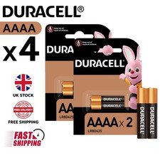 4 X Duracell Specialty Alkaline AAAA Battery 1,5V, (LR8D425)C