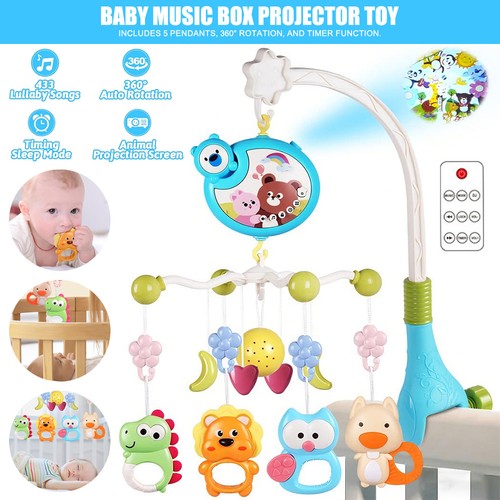 Baby crib toy with - with, music