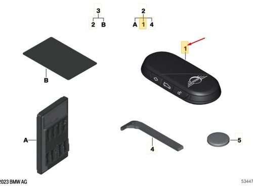 Mini cooper j01 radio remote - mini,