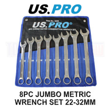US PRO  Jumbo Spanners 8pc