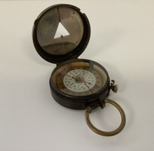 Vintage WWI Military Brass Compass S Morden & Co dated 1918 S/N 2667 World War
