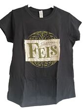 Feis Liverpool Pier Head Van Morrison 2018 Short Sleeve T Shirt Size L Black VGC