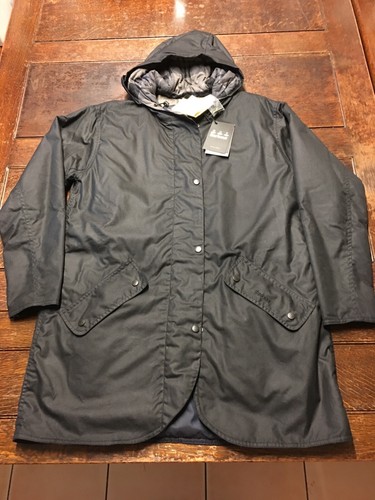 Barbour black coll wax jacket - black,