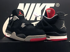 VTG 2012 AIR JORDAN 4 RETRO UK10 EU45 BLACK CEMENT IV BRED FIRE RED 1 3 OG RARE