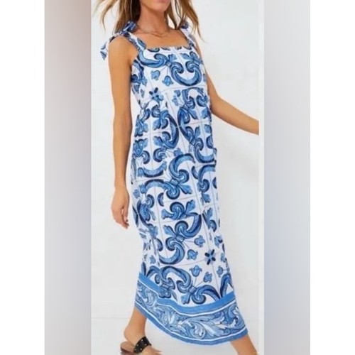 Tuckernuck blue majolica tilly - blue,