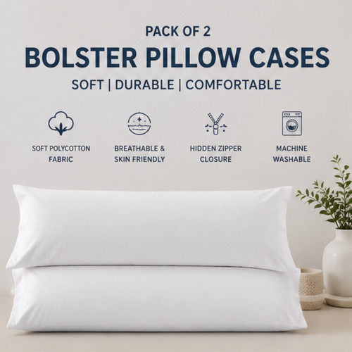 Pack polycotton bolster - 2,