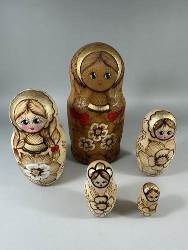 Vintage nesting babushka - nesting,