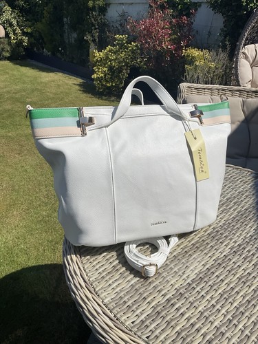 Tom eva paris white tote - paris, xl