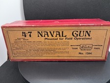 Britains 4.7 Diecast Naval Gun No. 1264 In Original Box And Shells