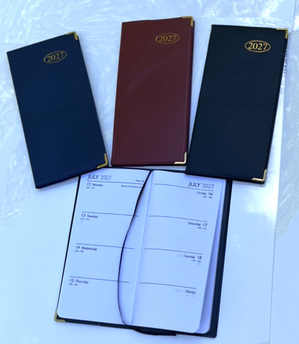 2027 diary slim pocket week - ,