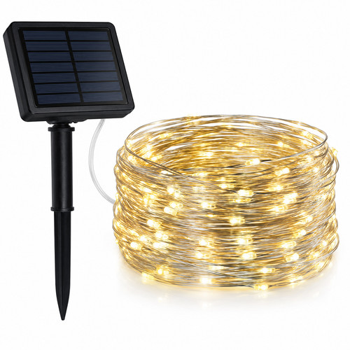 100 led solar firefly string - firefly,