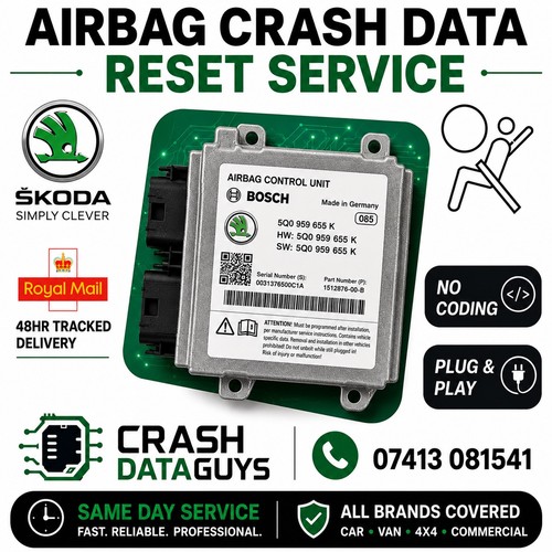 Skoda airbag srs crash - airbag, data