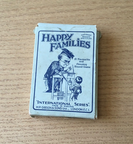 Happy families card game p - card, h.p