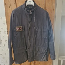 Hackett Navy Men's Rally Wax Jacket Size XXL 44inch Chest