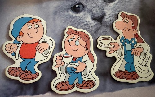 Tetley tea magnets - tetley,