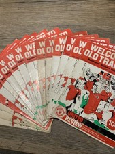 Old Man Utd Programmes From