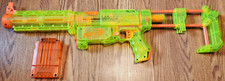 Nerf N-strike Sonic Green Toy Gun - RARE