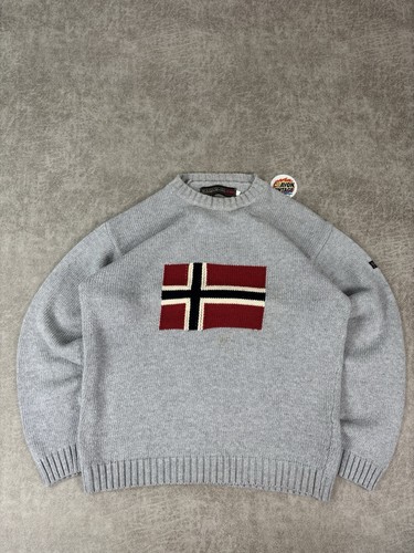 Napapijri vintage y2k - napapijri, grey