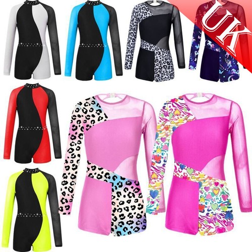 Girls long sleeve leotard - girls,