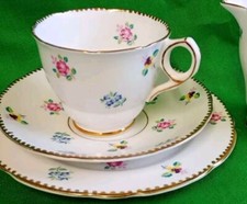 Royal stafford tea trio rose - royal,