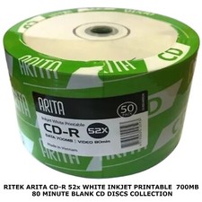 RITEK Arita CD-R 52x Blank CD