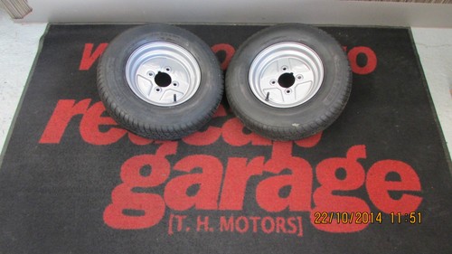 Pair 145 wheels - of, and