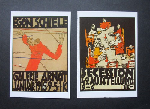 Egon sciele two x 4 - x, 4.5"