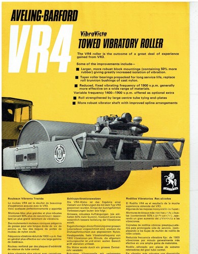Aveling barford vr4 towed - barford,