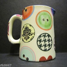 Heron Cross Pottery Buttons Chintz English 1/4 Pint Cream Jug