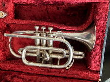 Cornet nice silver plated