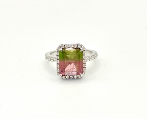 Natural watermelon tourmaline - natural,